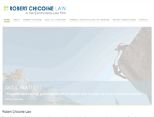 Tablet Screenshot of chicoinelaw.com